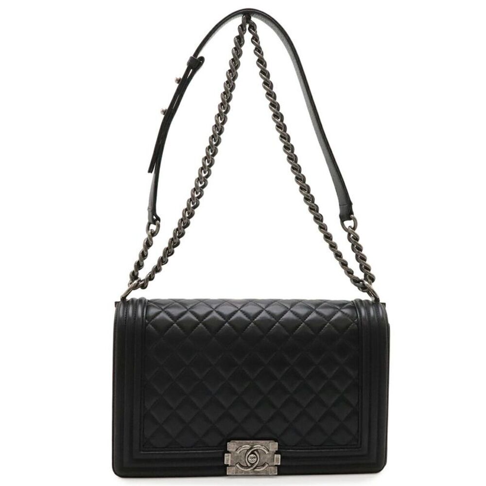 Chanel Boy Matelasse Lambskin Chain Bag